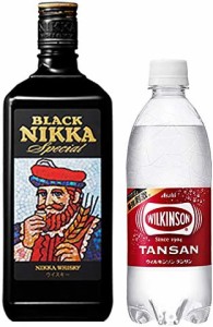 【セット買い】アサヒ飲料 ウィルキンソン タンサン 炭酸水 500ml×24本 + ニッカ ブラックニッカ スペシャル [ ウイスキー 日本 720ml ]