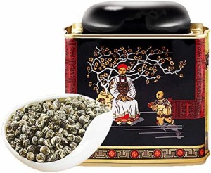 煕渓 ジャスミン茶150g 茉莉花茶 龍珠 香り濃厚 ドラゴンボールジャスミンティー 150g缶 入り 花茶 ?珠 ハーブティー 中国茶 天然花の香