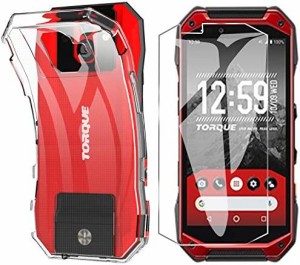 【液晶ガラスフィルム1枚付き】TORQUE G04 ケース 2019モデル 薄型 軽量 Pysea au Kyocera TORQUE G04 クリアケース 透明 上質TPU 耐衝撃