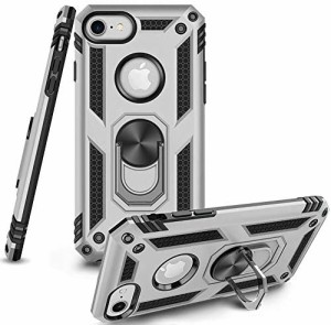 【Tgaoleyd】iPhone 8 ケース/iPhone 7 ケース/iPhone 6S ケース/iPhone 6 ケース リング付き PC 対応 落下衝撃吸収 TPU フルプロテクト