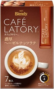 AGF ブレンディ カフェラトリー スティック 濃厚ヘーゼルナッツラテ 7本×6箱 【 スティックコーヒー 】 10.5グラム (x 42)