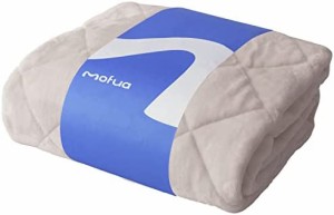 ナイスデイ mofua (モフア) 敷きパッド グレージュ ダブル (140×200cm) 冬 あったか モフモフ 発売11周年 プレミアムマイクロファイバー