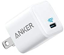 Anker PowerPort III Nano 20W (PD 充電器 20W USB-C 超小型急速充電器)【PSE技術基準適合 / PowerIQ 3.0 (Gen2)搭載】 iPhone 13 / 13 P