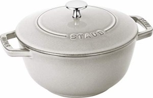 staub ストウブ 「 ワナベ カンパーニュ L 20cm 」 両手 鋳物 ホーロー 鍋 炊飯 3合 IH対応 【日本正規販売品】 Wa-NABE 40501-478