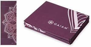 (ガイアム) Gaiam 折りたたみ式ヨガマット