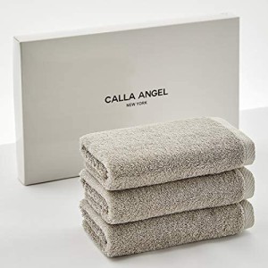 Calla Angel New York フェイスタオル 極上 ホテル仕様 厚手 甘撚り 高級綿 エジプト綿 選べる6色 箱入り アクアシリーズ (フェイスタオ