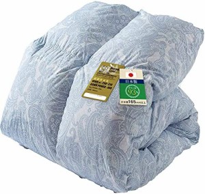 アイリスプラザ 羽毛布団 セミダブル ホワイトダックダウン93% 日本製 CILゴールドラベル ボリュームたっぷり アレルゲン低減 国内洗浄 