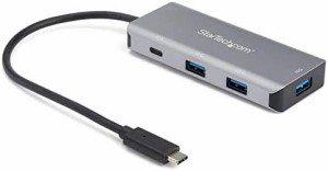 StarTech.com 4ポートUSB Type-Cハブ 10Gbps 3x USB-A/1x USB-C 25cmホストケーブル HB31C3A1CB
