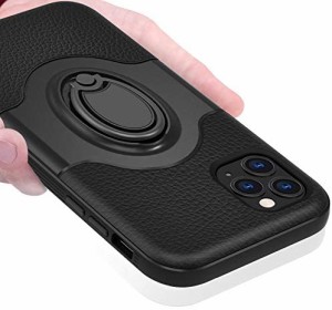 iPhone 11 Pro Max ケース リング付き 耐衝撃 TPU クリア アイフォン11 Pro Max カバー 車載対応ホルダー対応 軽量 薄型 指紋防止 全面保