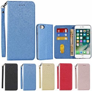 Eastwave iPhone SE 2020 / 8 / 7 ケース アイフォン 7 / 8 / se2020 ケース iphonese2020 case 手帳型 ストラップ付き 高質PU皮革 明る