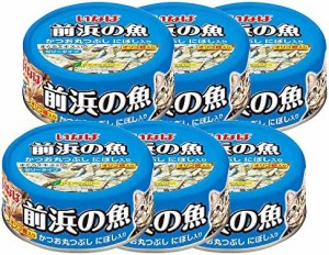 いなば キャットフード 前浜の魚 かつお丸つぶし にぼし入り 115g×6個セット