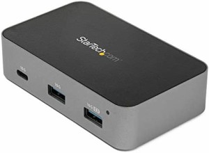 StarTech.com 3ポートUSB Type-Cハブ 有線LANポート 10Gbps 2x USB-A/1x USB-C 専用ACアダプタ付属 HB31C2A1CGS