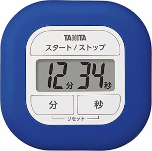 タニタ キッチン タイマー マグネット付き くるっとシリコーンタイマー ブルー TD-420 BL きれいにラップがつけられる