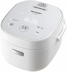 シャープ 炊飯器 マイコン 3合 パン調理機能 ホワイト KS-CF05B-W