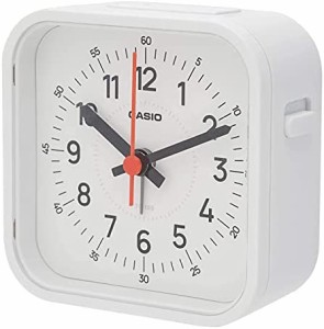 CASIO(カシオ) 目覚まし時計 ホワイト アナログ トラベルクロック LEDライト 付き TQ-169-7JF