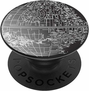 PopSockets ポップグリップ Aluminum Death Star(アルミニウム デススター)