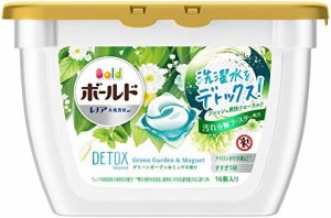 ボールド 洗濯洗剤 ジェルボール 洗濯水をデトックス グリーンガーデンミュゲ 本体 柔軟剤入り 16 個