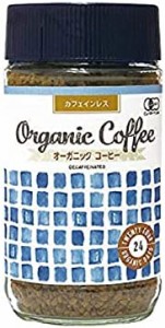 24 Organic Days インスタント コーヒー オーガニック フェアトレード カフェインレス 100g