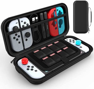 【Switch ケース /2022 Switch 有機elモデル対応】 HeysTop Switch 有機el ケース 保護カバー ゲームカード収納 防塵 防汚 防水 耐衝撃 