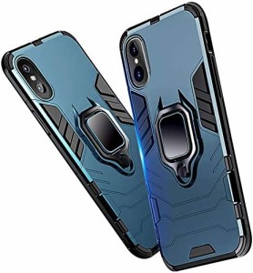 iPhone XS ケース/iPhone X ケース リング 耐衝撃 ケース 耐衝撃性保護 シリコン スリム 薄型 ソフトカバー 傷つき防止 指紋防止 軽量 ス