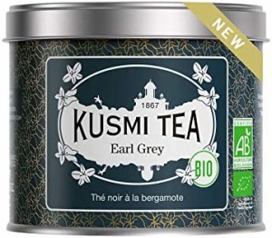 KUSMI TEA クスミティー アールグレイ 100g缶 オーガニック 有機JAS認証 紅茶 [正規輸入品]