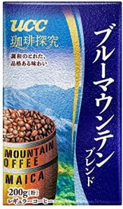 UCC 珈琲探求 ブルーマウンテンブレンド レギュラーコーヒー(粉) 真空パック 200g レギュラー(粉)