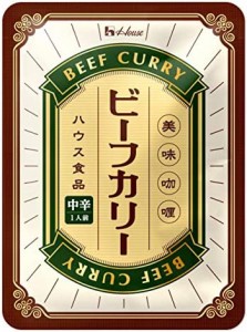 ハウス食品 ビーフカリー 中辛 200g ×10個