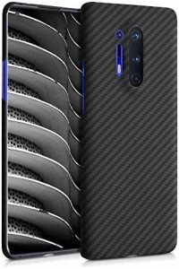kalibri 対応: OnePlus 8 Pro ケース - アラミド 頑丈 超薄 スマホケース 保護 黒色マット
