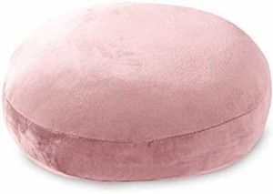 抱き枕 マシュマロ ラウンドクッション もちもちクッション もっちり なめらか 丸型 直径40cm 薄いピンク【JEMA ジェマ】