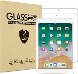 ProCase iPad 9.7 専用 [2枚セット] 液晶保護フィルム 9H硬度 強化ガラス スクリーンプロテクター 対応端末：iPad 9.7"" 2018 2017 / iPa