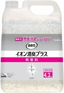 【大容量】消臭力 イオン消臭プラス 部屋用 無香料 業務用 つめかえ 4.2ｋｇ クリアビーズ 部屋 トイレ 消臭剤 消臭 芳香剤