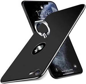 iPhone 7ケース/iPhone 8ケース リング 耐衝撃 創造性 クリア リング付き 薄型 スマホケース指紋防止対策 全面保護 カバー 衝撃吸収 四隅