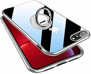 iPhone 7 plusケース/iPhone 8 plusケース 全面保護 米軍MIL規格 耐衝撃 ラップホール付き薄型 軽量 落下衝撃吸収 TPU クリア擦り傷防止 