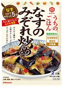 キッコーマン食品 うちのごはん おそうざいの素 なすのみぞれ炒め 135g ×5個