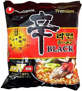 農心 辛ラーメンブラック BLACK ５袋セット 日本語パッケージ | 韓国 辛ラーメンの第2世代 インスタント 乾麺 韓国食品 韓国ラーメン | 