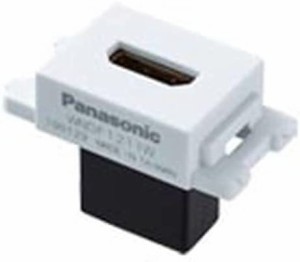 パナソニック(Panasonic) 埋込AVコンセント HDMI対応 ストレート型 マットセラミックホワイト WND1201MCW