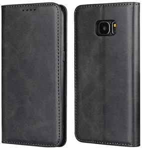 Galaxy S7 Edge SC-02H SCV33 ケース 手帳型 ギャラクシーs7エッジ カバー Zouzt 合成皮革 財布型 カード収納 マグネット ベルトなし ス