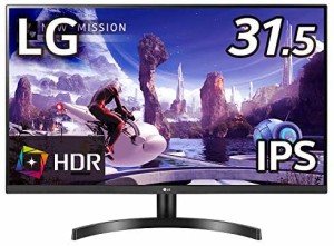 LG モニター ディスプレイ 32QN600-B 31.5インチ/WQHD(2560×1440)/IPS非光沢/HDR対応/FreeSync/HDMI×2、DP/フリッカーセーフ、ブルーラ