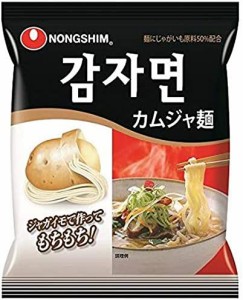 農心 カムジャ麺 ジャガイモラーメン ４食入り 安心の日本語パッケージ | 韓国ラーメン ??? じゃがいも を使った 麺のもちもち感がラーメ