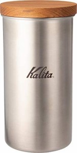 カリタ Kalita コーヒー キャニスター Lサイズ コーヒー豆 200g ステンレス 艶消し 日本製 kalita for outdoors #44284