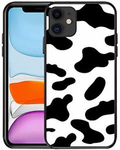 J&Lエイ iphone 11 用 ケース スマホケースiphone 11 牛柄スマホケース 可愛い牛柄iPhoneケース ダルメシアン柄 アニマルケース