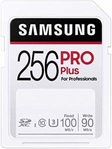 Samsung PRO Plus SDカード 256GB SDXC UHS-1 U3 100MB/s MB-SD256H/EC 国内正規保証品