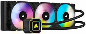 CORSAIR 一体型簡易水冷CPUクーラー 360mm iCUE H150i ELITE CAPELLIX CW-9060048-WW FN1509