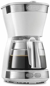 デロンギ(DeLonghi) ドリップコーヒーメーカー ホワイト アクティブシリーズ [5杯用]ICM12011J-W