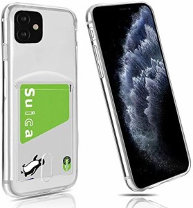 iPhone 12 Mini 5.4（2020）ケース クリア iPhone 12 Mini カード収納 Cavor アイフォン12 Mini TPUケース クリア 12 mimi 5.4 インチ 対