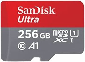 SanDisk (サンディスク) 256GB Ultra microSDXC UHS-I メモリーカード アダプター付き - 120MB/s C10 U1 フルHD A1 Micro SD カード - SD