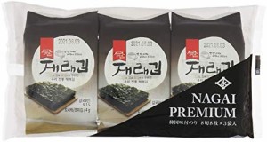 永井海苔 Nagai PREMIUM韓国海苔 3袋 ×8袋