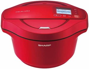 シャープ 水なし自動調理鍋 2.4L レッド系SHARP ヘルシオホットクック KN-HW24F-R