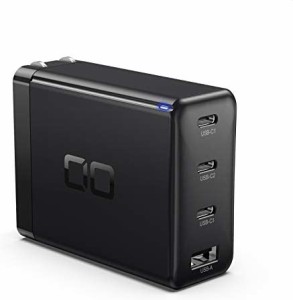 CIO LilNob USB PD 4ポート 100W 急速 充電器 GaN 窒化ガリウム Type-C/USB-C/折畳式プラグ 超コンパクト iPhone 12/iPad/Android/Switch