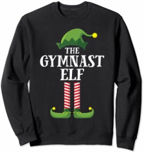 Gymnast Elf Matching Family Group Christmas Party Pajama トレーナー